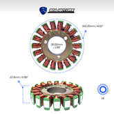 Estator Suzuki Gn250 / Gz250 Italika Tc250 Tornado (05-08)